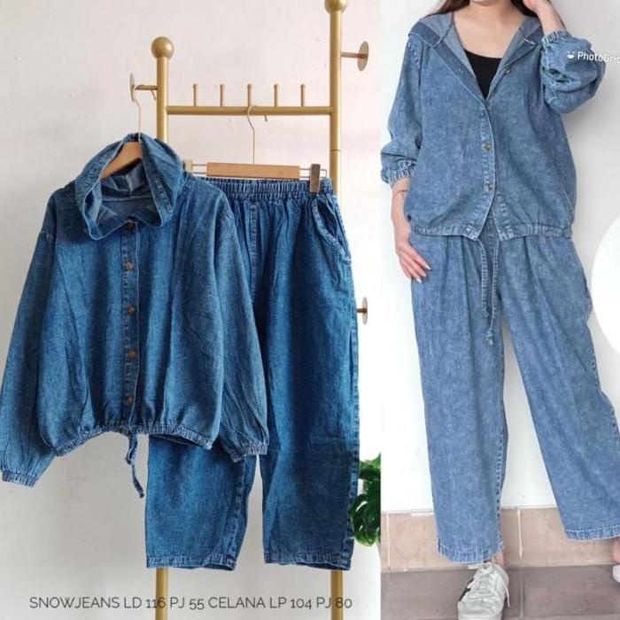 One Set Jeans Washed Oversized Jumbo Guaranteed