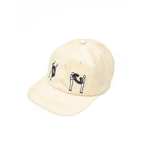 Based Club Transposed Corduroy Ivory Ball Cap