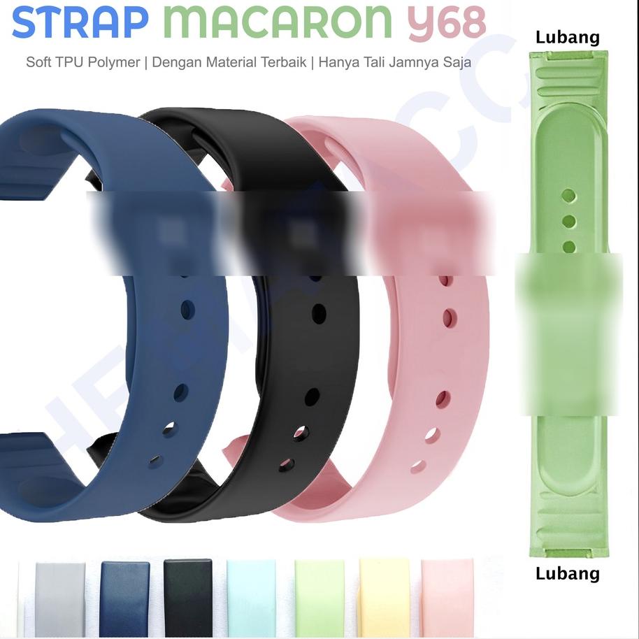 SNA588 Strap Macaron Smartwatch Y68 / D20 / Vyatta Fitme Alpha / Prime  & 116 Plus Hematacc +