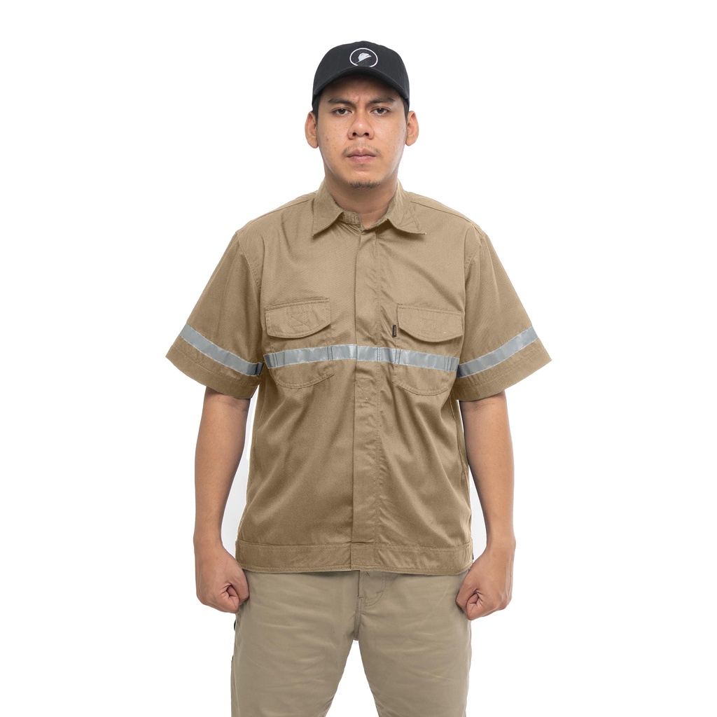 BREAKER SERAGAM WEARPACK KEMEJA LAPANGAN KHAKI BY ENGINEER WORKWEAR