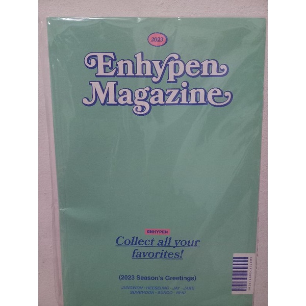 PHOTOBOOK ENHYPEN MAGAZINE SEALED SEASON GREETING 2023