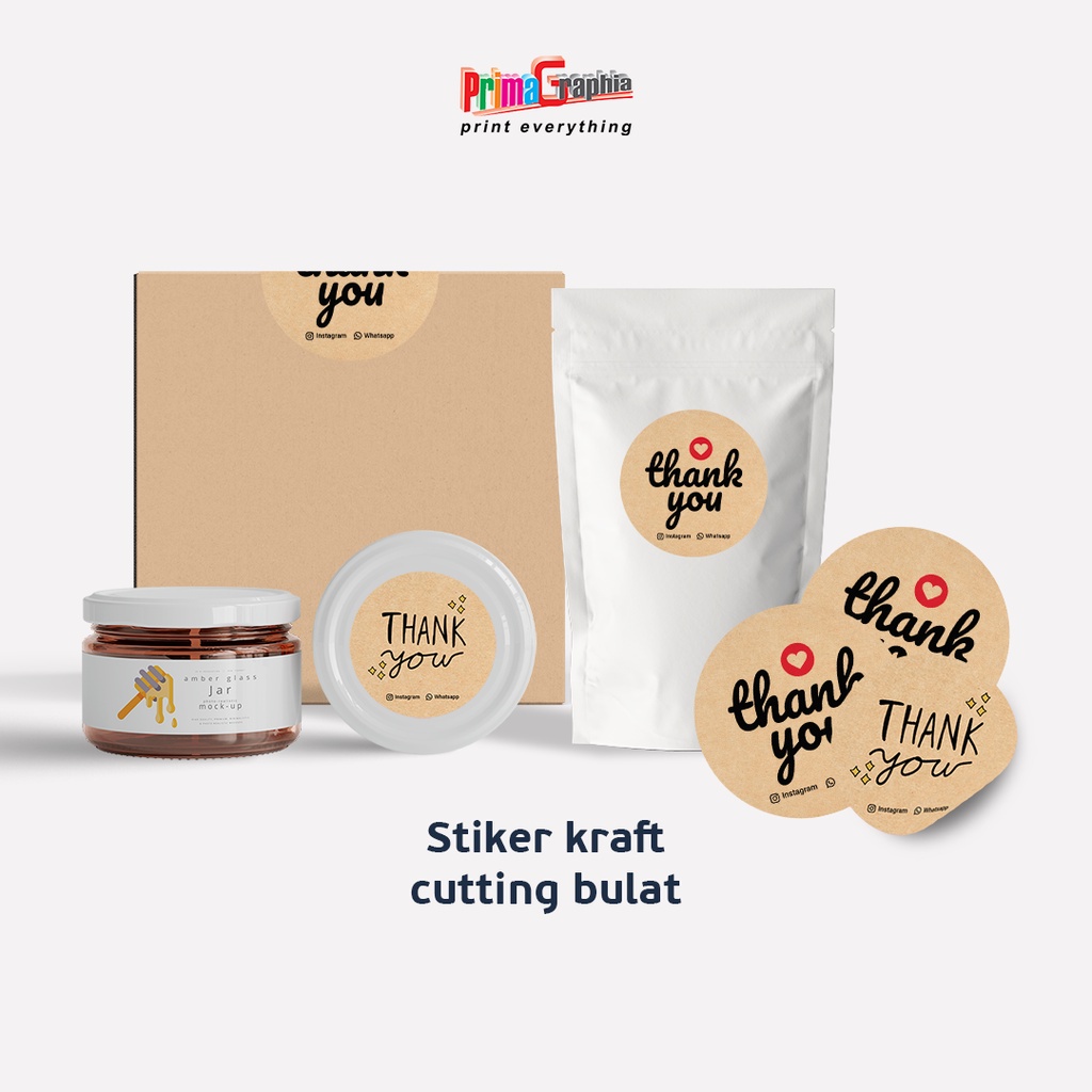 

Cetak Stiker Kraft Bulat Custom Desain Template