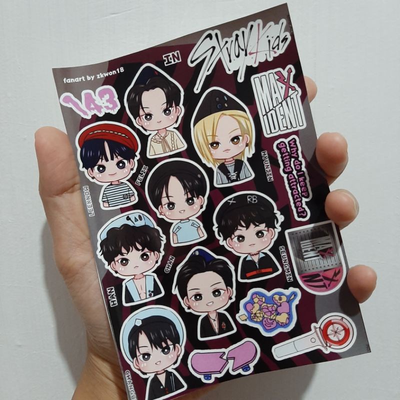 Jual Sticker Chibi STRAY KIDS CASE 143 Fanart Zkwon18 | Shopee Indonesia