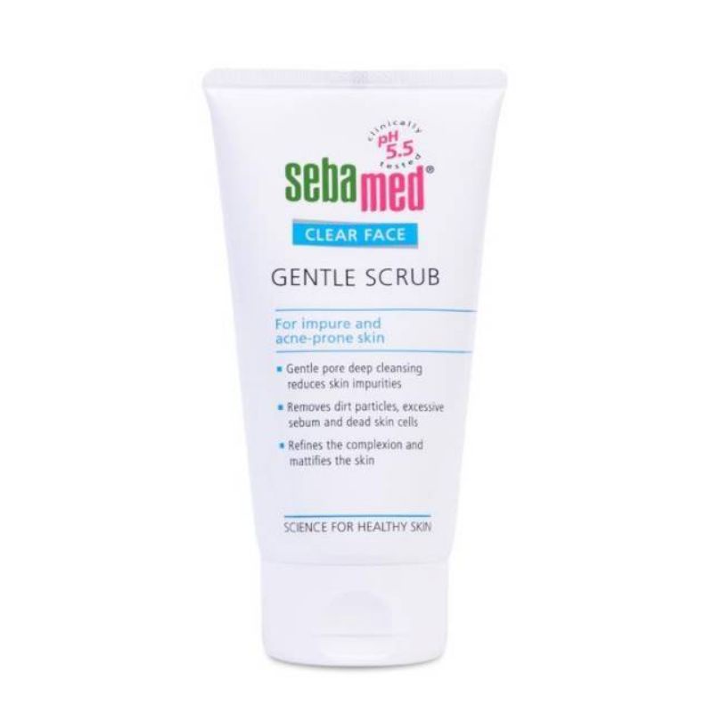 sebamed clear face gentle scrub 150ml