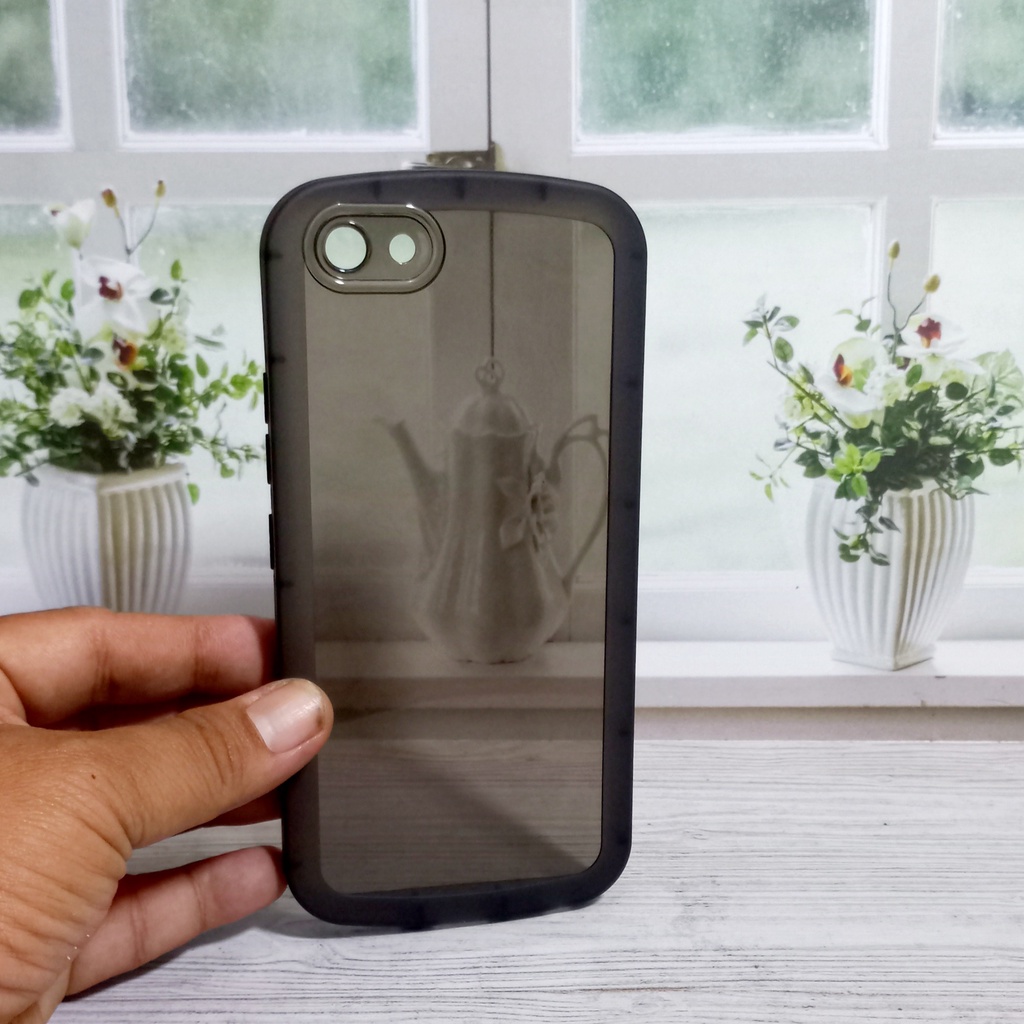 Silicone Case Vivo 1812 1808 Softcase Oval Black Transparan Vivo Y81 Y81i