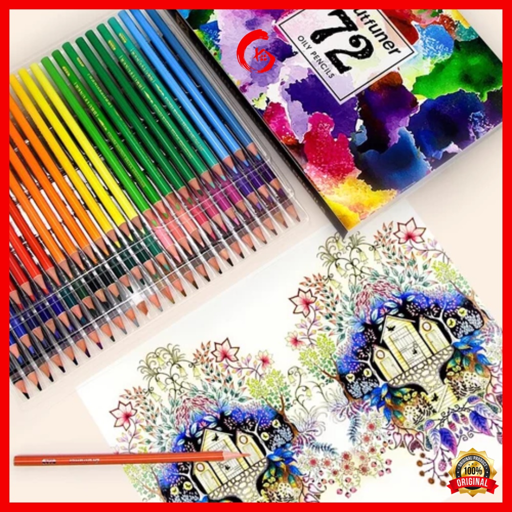 

RK BRUTFUNER Oil Base Color Pencil / Pensil Warna Set 72 Warna