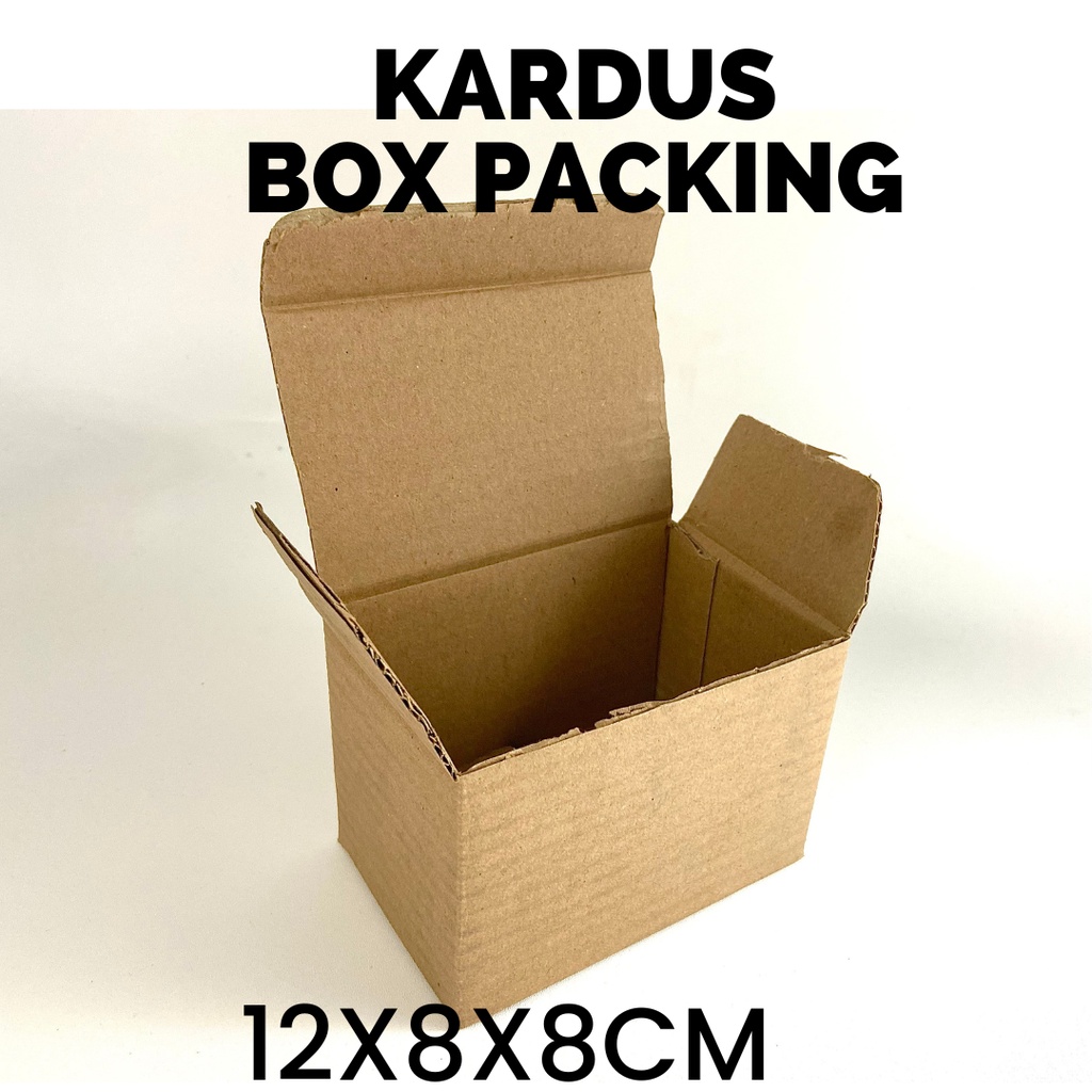

Kardus Packing 12x8x8 Box Ukuran Kecil Polos