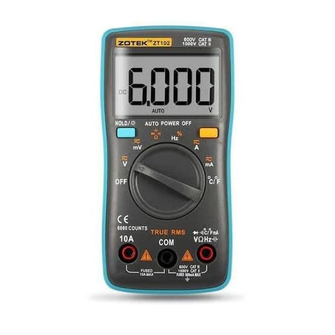 Zotek ZT102 Digital Multimeter AVOMeter Multitester AC DC ZT-102