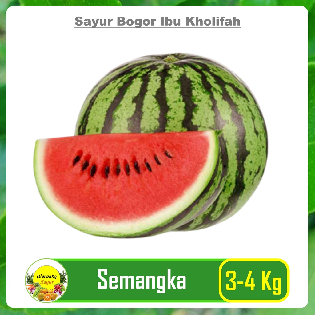 

Semangka Merah Berat 3 - 4 kg Fresh Toko Buah Segar Freshmart Bogor
