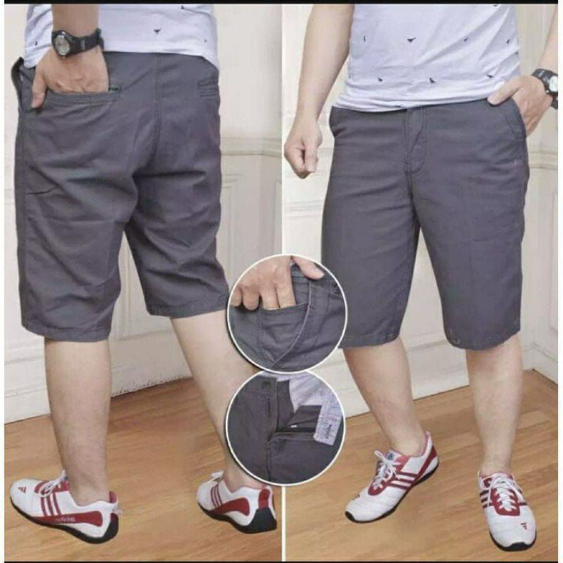 (BISA COD)CELANA PENDEK PRIA CHINO//CELANA PENDEK ORIGINAL REVER DISTRO