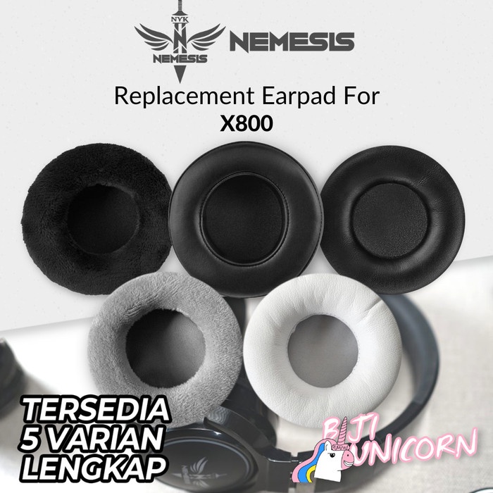 Earpad Earcup Ear Cushion NYK Nemesis X800 X 800 Bantalan Busa Foam