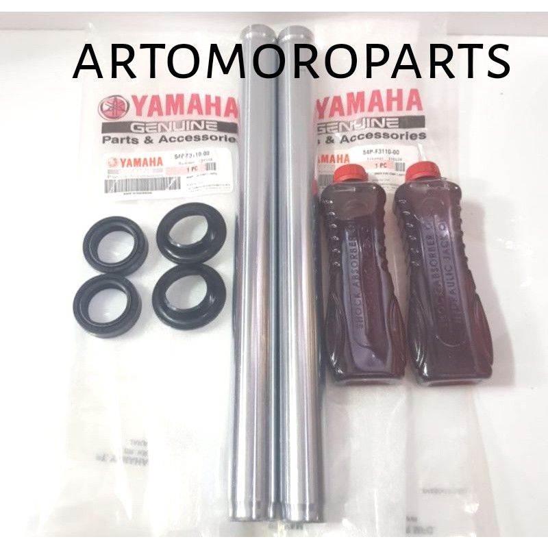 Paket As Shock Depan + Seal Shock + Seal Abu + Oli Shock Mio J Mio GT Fino FI Soul GT X-Ride 54P