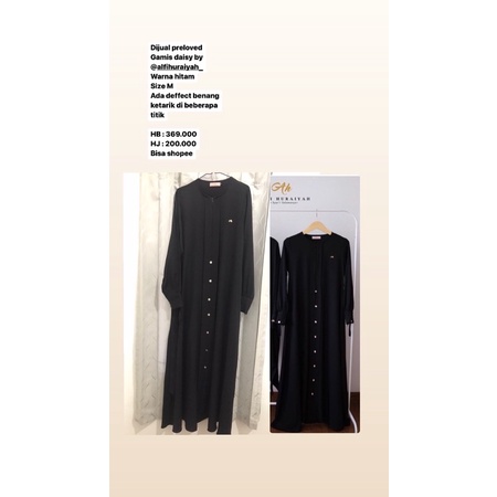 Daisy series gamis by alfi huraiyah/preloved gamis alfi huraiyah/ preloved gamis murah