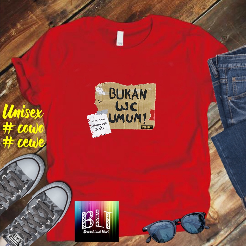 Cod Diskon Promo Gratis Ongkir/Kaos dtf BUKAN WC UMUM/Kaos Terlaris Kualitas Terjamin Kaos Pria Distro /Kaos Murah Kaos katun/Pakaian Pria  Pakaian Wanita Kaos Viral/Best Seller