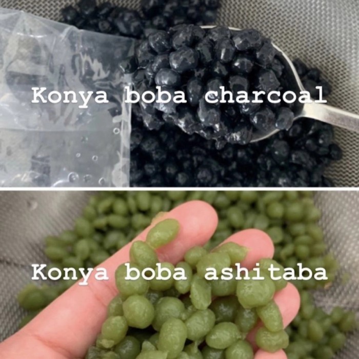 AMBICO BOBA SHIRATAKI 200 g | Boba Diet dari Tepung Konjack Konnyaku