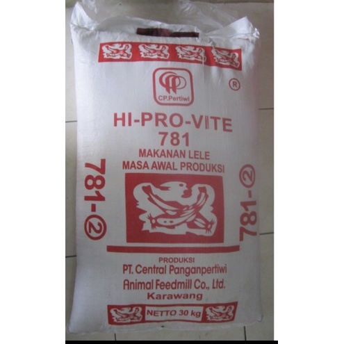 781-2 30kg PELET IKAN LELE HI PROVITE TINGGI PROTEIN