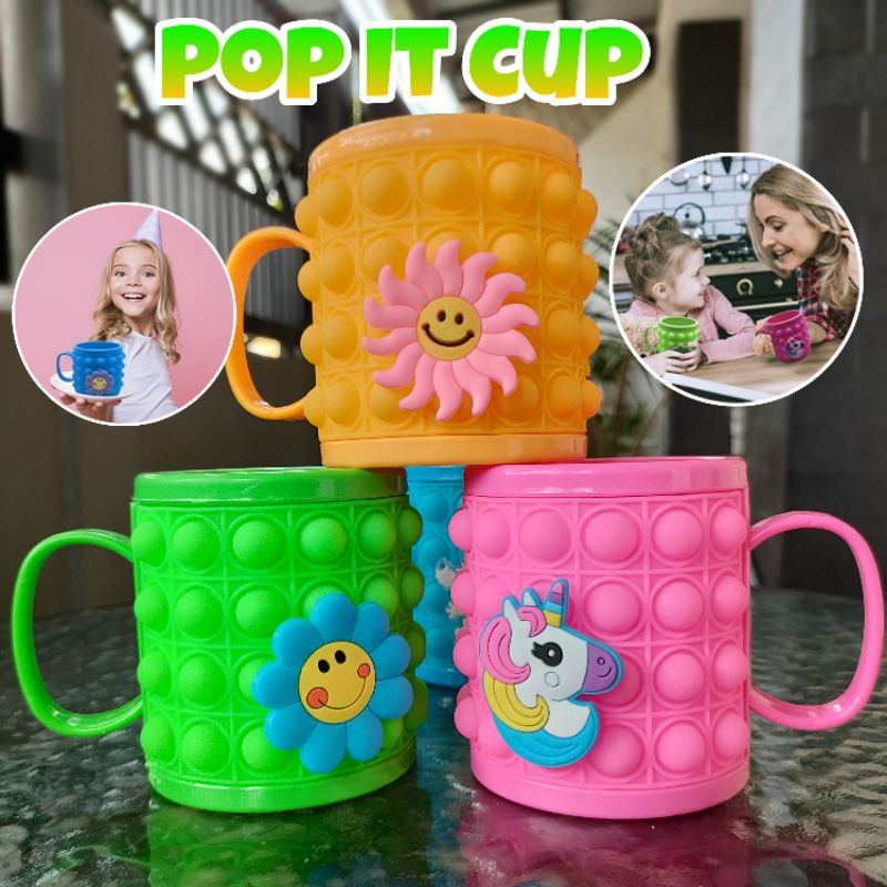 Gelas Pop it | Pop it Cup | Mug lucu | tempat minum anak