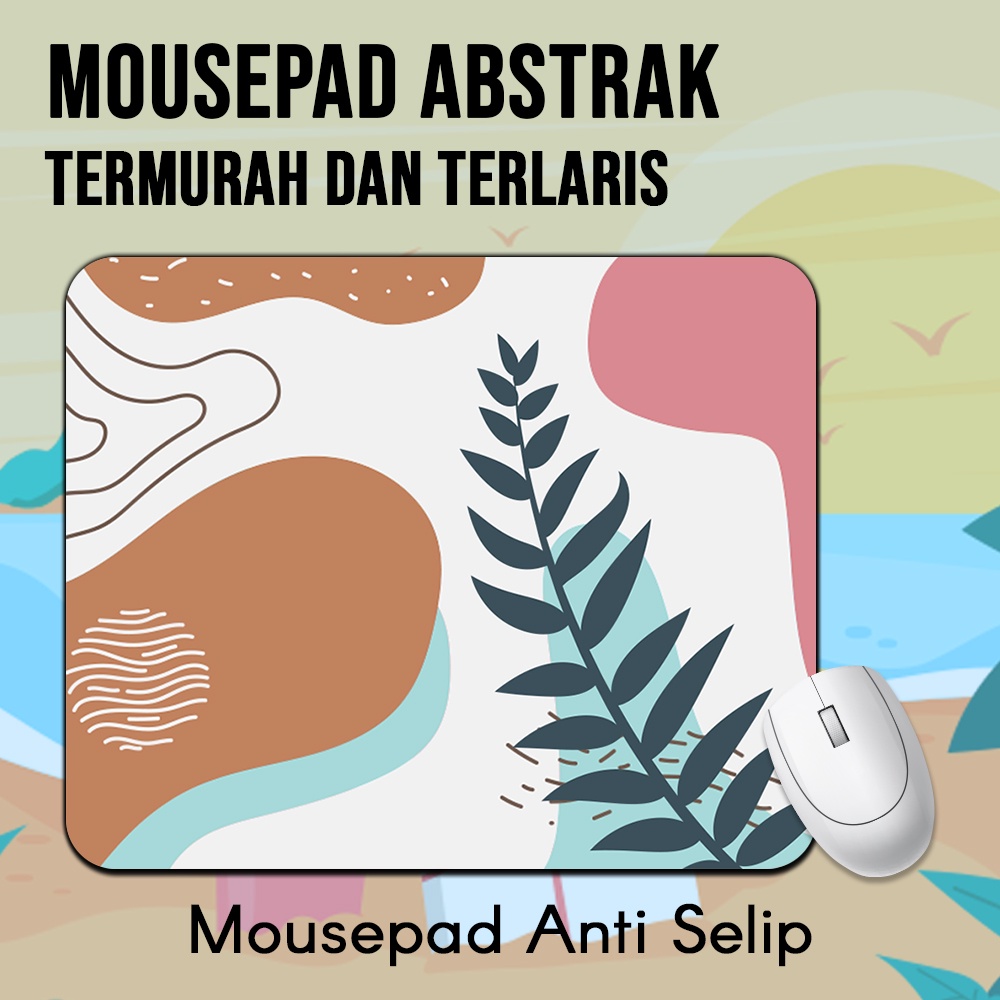 Mousepad Aesthetic Lucu Besar Abstrak
