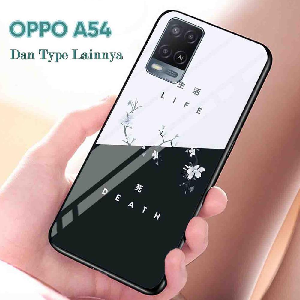 Bisa Cod - Softcase Kaca Oppo A54 FK 188 - Case Oppo A54 - Kesing Oppo A54 - Kesing Oppo - Case Oppo -