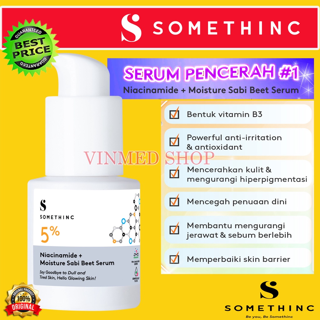 SOMETHINC 5% Niacinamide + Moisture Sabi Beet Serum 20ml