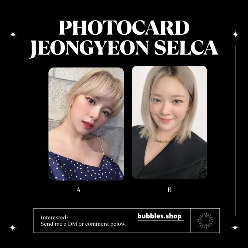 PHOTOCARD UNOFFICIAL JEONGYEON TWICE SELCA