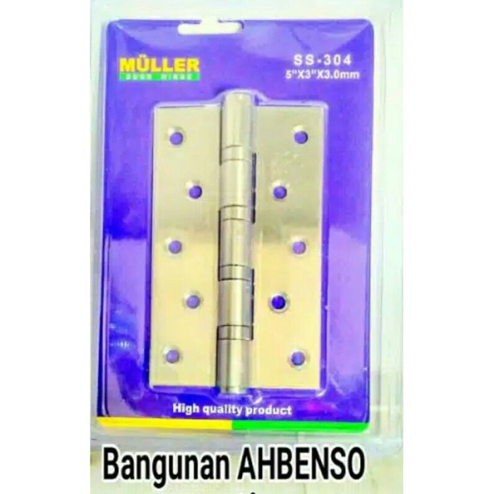 Engsel Pintu Lubang 5 Muller/Engsel Pintu Stainles Stel 5"Muller/Ensel