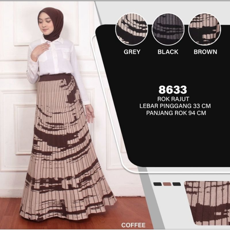 Rok Rajut mayung premium import 8633