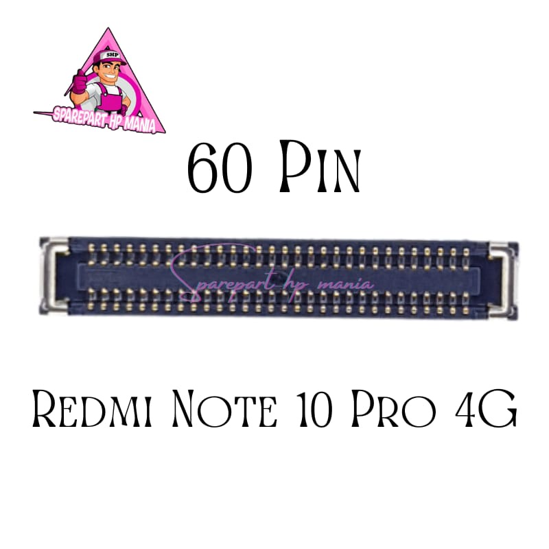 KONEKTOR LCD REDMI NOTE 10 PRO 4G SOCKET CONNECTOR FPC XIAOMI