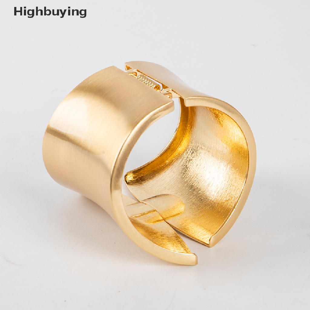 Hbid Gelang Bangles Asimetris Lebar Untuk Wanita Statement Alloy Bangle Jewelry Glory