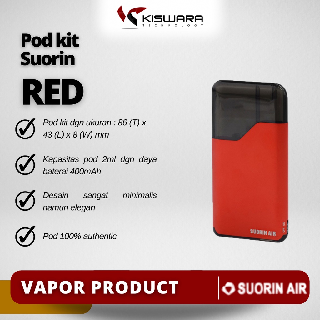 Suorin Air Kit - RED Authentic