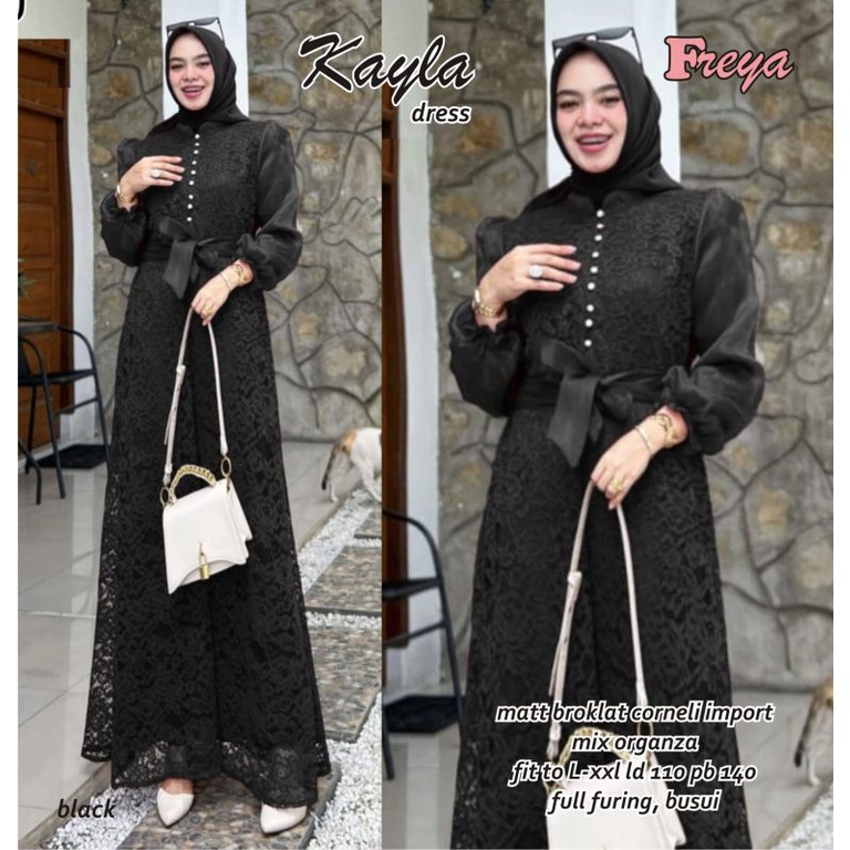 BAJU KAYLA DRESS BY FREYA