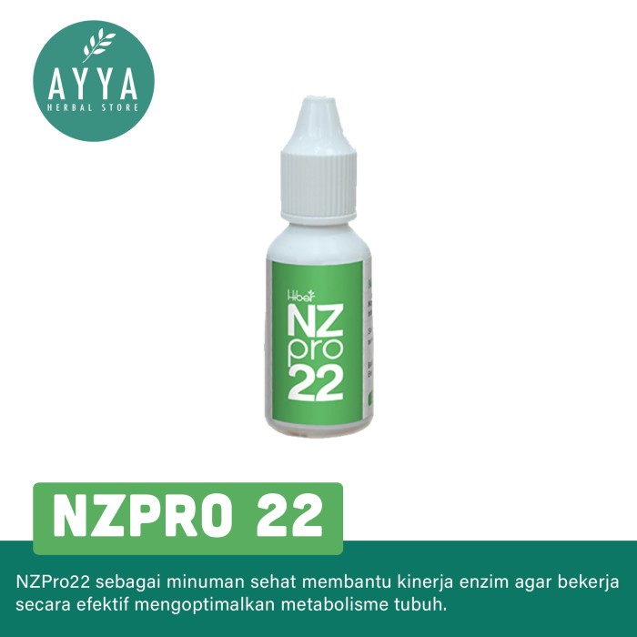 NZPRO 22 100% terbuat dari ekstrak buah yang bermanfaat bagi kesehatan