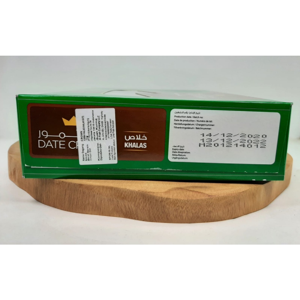 

DATE CROWN KURMA ARAB ( KHALAS ) 1KG