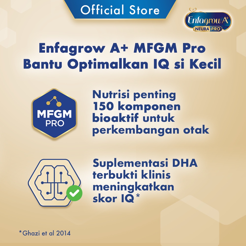 Enfagrow A+ 3 Susu Formula Anak 1 - 3 Tahun Madu 400 gr