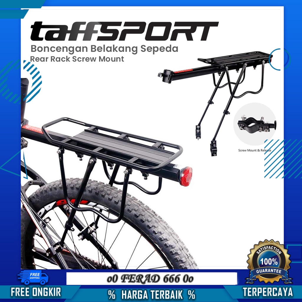 Boncengan Sepeda Belakang / Rak Panier Belakang Alloy untuk Sepeda Lipat Minion MTB