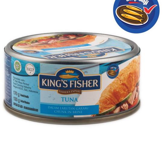 

12.12 Promo Brand King's Fisher Tuna dalam Air Garam Tuna in Brine Daging Tuna Makanan Kaleng 170 g !!!