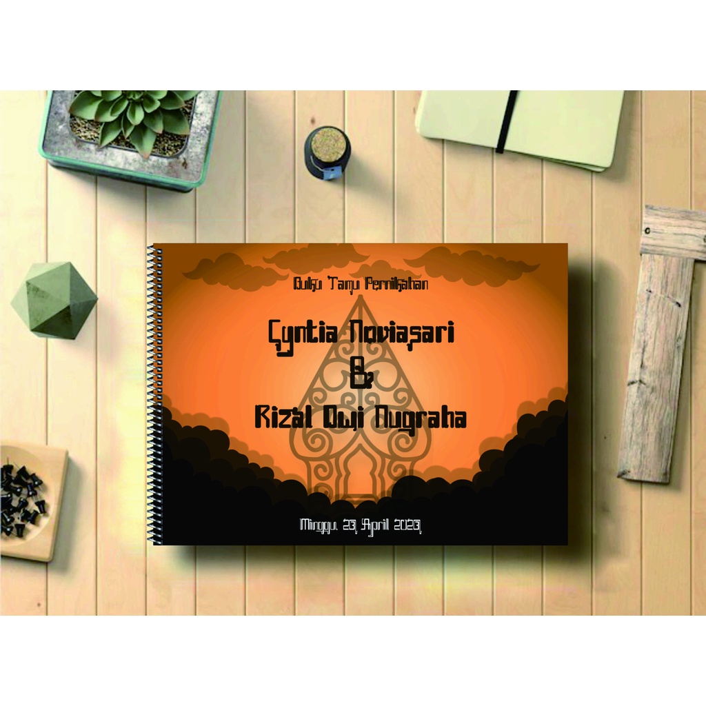

Buku Tamu Pernikahan CUSTOM / wedding Guest Book / wedding book SOFTCOVER