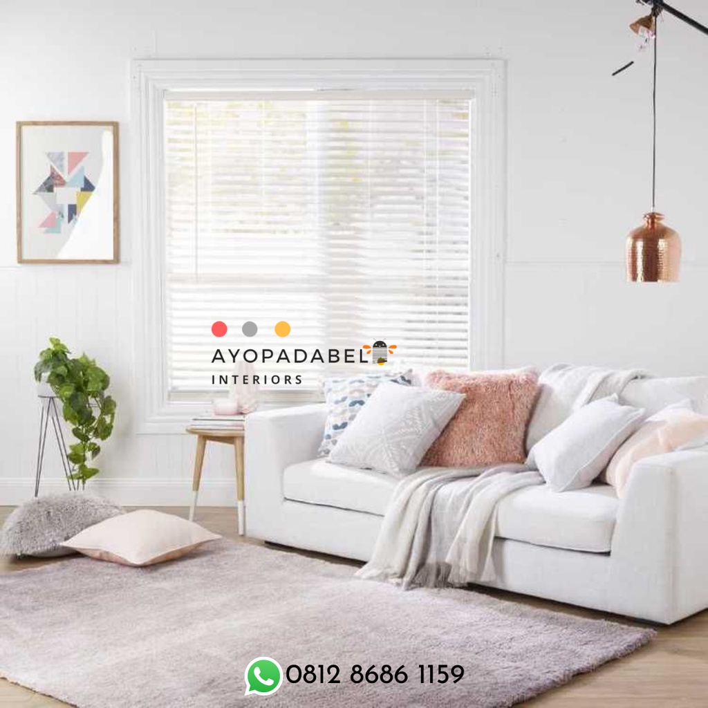 SHARP POINT Horizontal Blind/ Venetian Blind/ Wooden Blind/ Tirai Tarik Horizontal