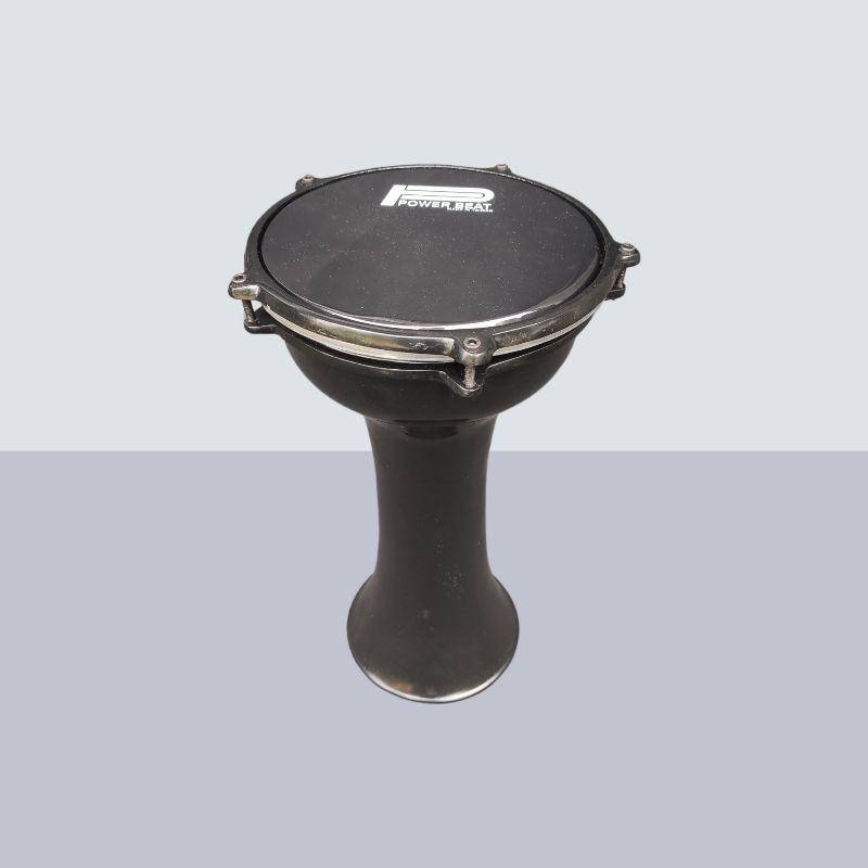Darbuka Aluminium Hitam Polos + Tas