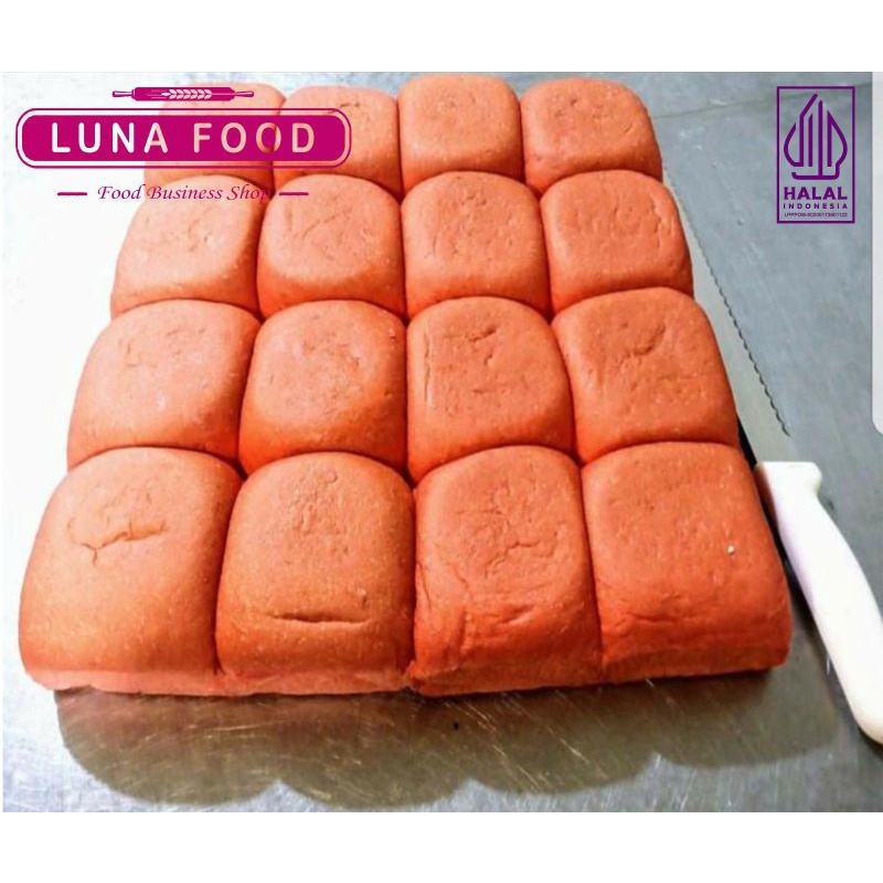

ROTI KUKUS REDVELVET isi 8pcs