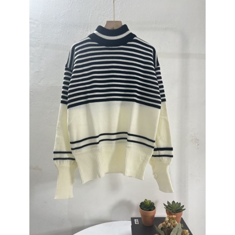 OLIVIA OVERSIZE TOP SWEATER RAJUT WANITA