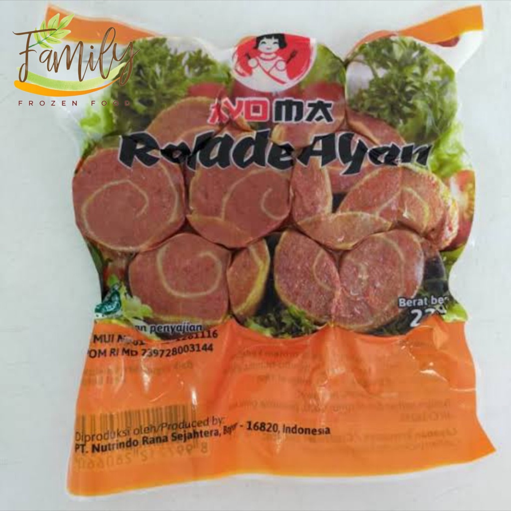 

Ayoma Rolade Ayam 225gr Frozen Food Grosir