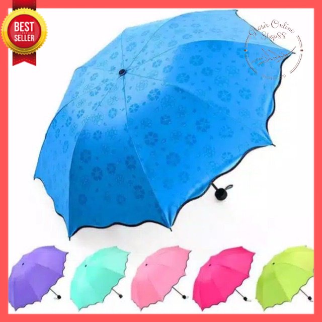 GOS -A403- Payung Lipat 3D Magic - Payung Motif Anti UV - Payung Lipat Kecil Motif 3D - Magic Umbrella