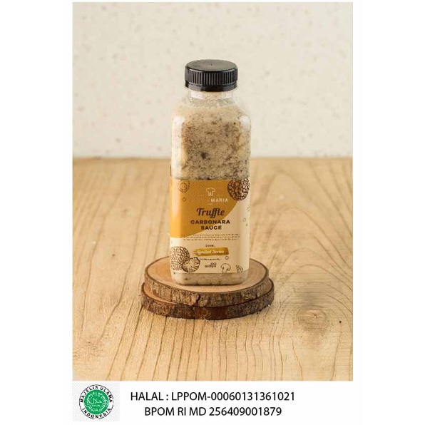 

[BISA COD] Black Truffle Carbonara Sauce 500ml 3-5Portions. LIMITED.