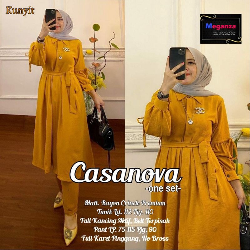CASANOVA SETELAN BAJU WANITA TERBARU BY MEGA