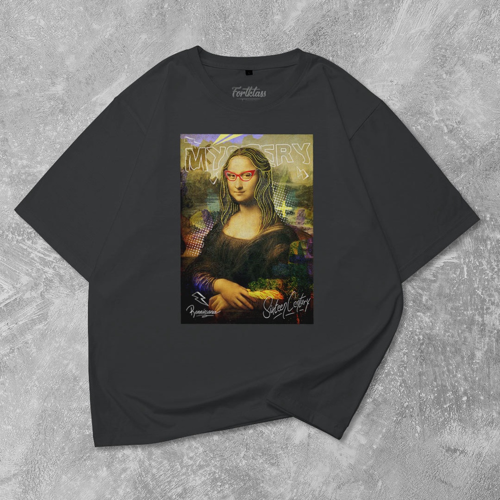 HIPNOP Kaos Oversize MONA T-Shirt Cowok Premium