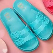 BAYAR DITEMPAT ~ SUPER SELLER Sandal Slop Jelly Anak Remaja Cewek Gesper Bear Beruang Lucu Import MG