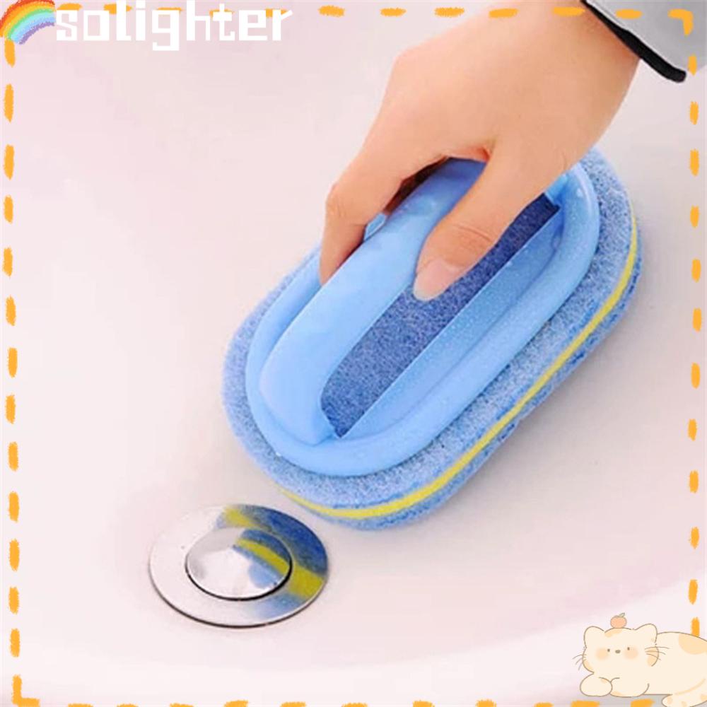 Solighter Cleaning Brush Tile Pembersih Keramik Ubin Dinding Cuci Bak Mandi Cleaner