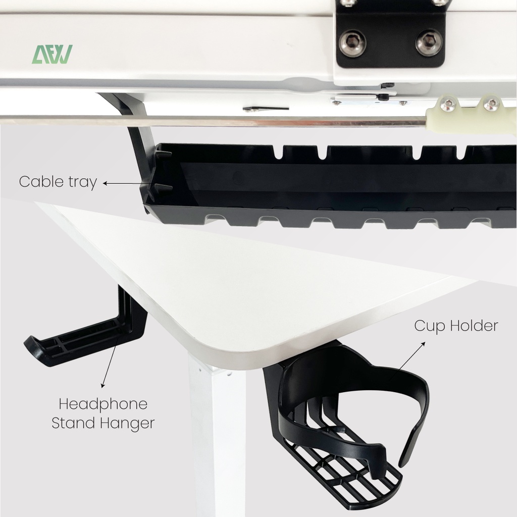 iCockpit Meja Kerja Gaming Elektrik Otomatis Adjustable Standing Desk ALL FOR WORK