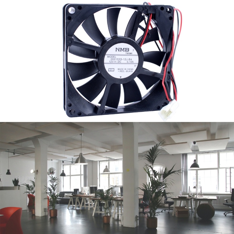 Bt Portable DC Cooling Fan 08015SS-12J-BA Kipas Kulkas Sistem Pendingin Heat Sink DC Cooling Cases DIY Fan Cooler